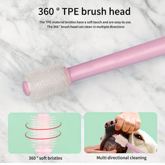 Pet Tooth Cleaning Kit Set Dog Finger Toothbrush 360 Degree Pet Tooth Brush