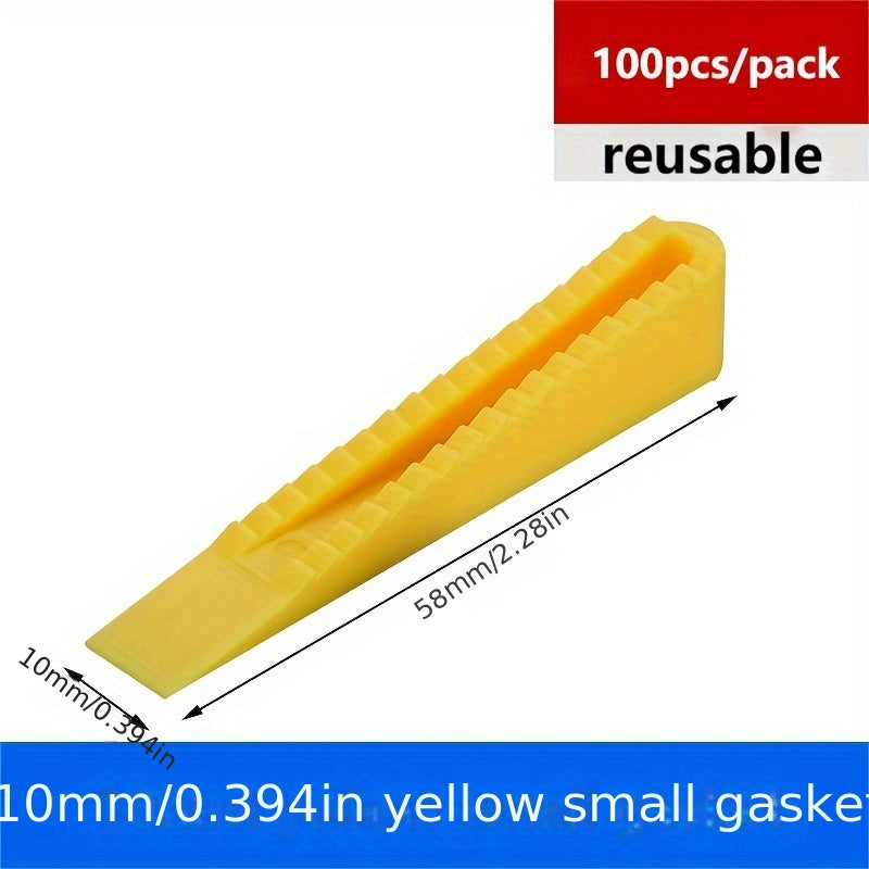 100pcs Ceramic Tile Leveling System Wedges & Gaskets