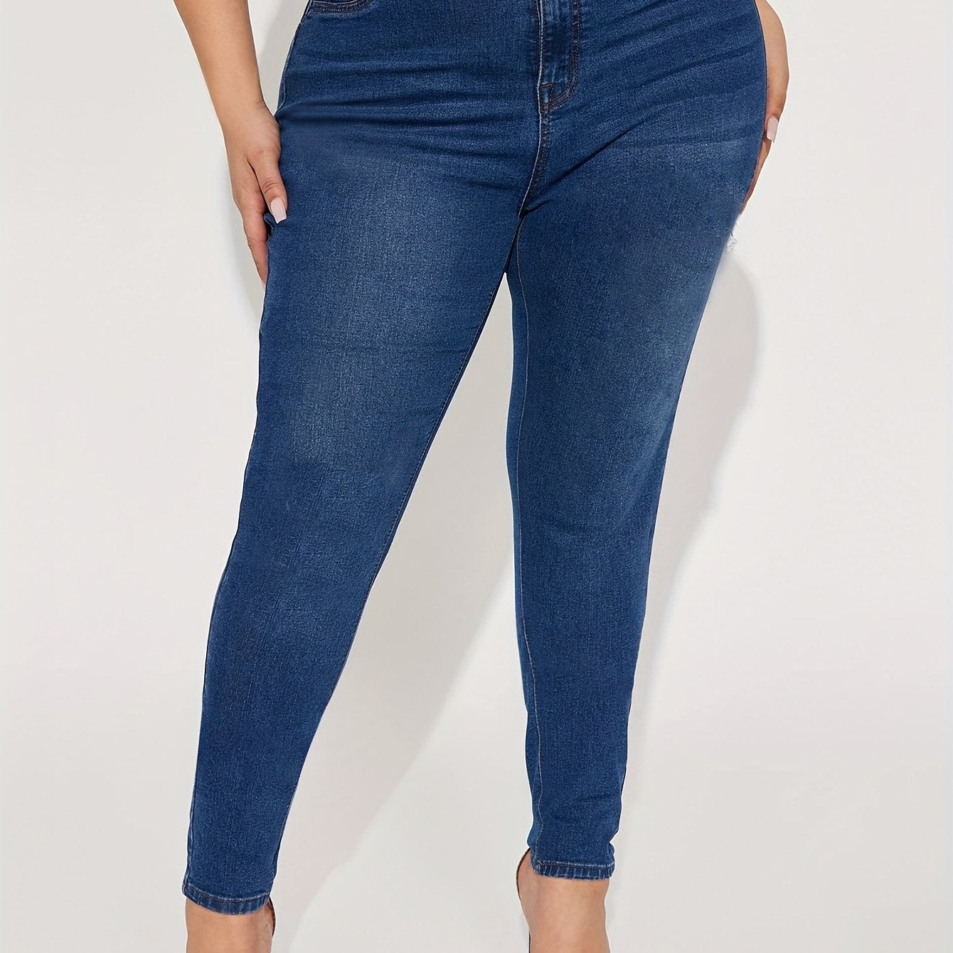  High Rise Skinny Jeans