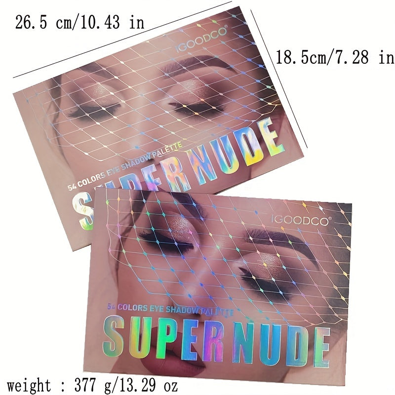 54 Colors Eyeshadow Palette Pearly Matte Earth Tone Ladies Eyeshadow
