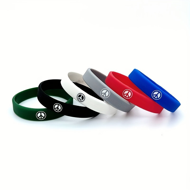 World Peace Silicone Bracelet Sporty Rubber Wristband
