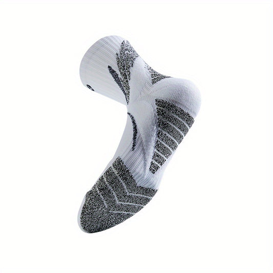 Breathable Mid-calf Sport Socks for Outdoor Running