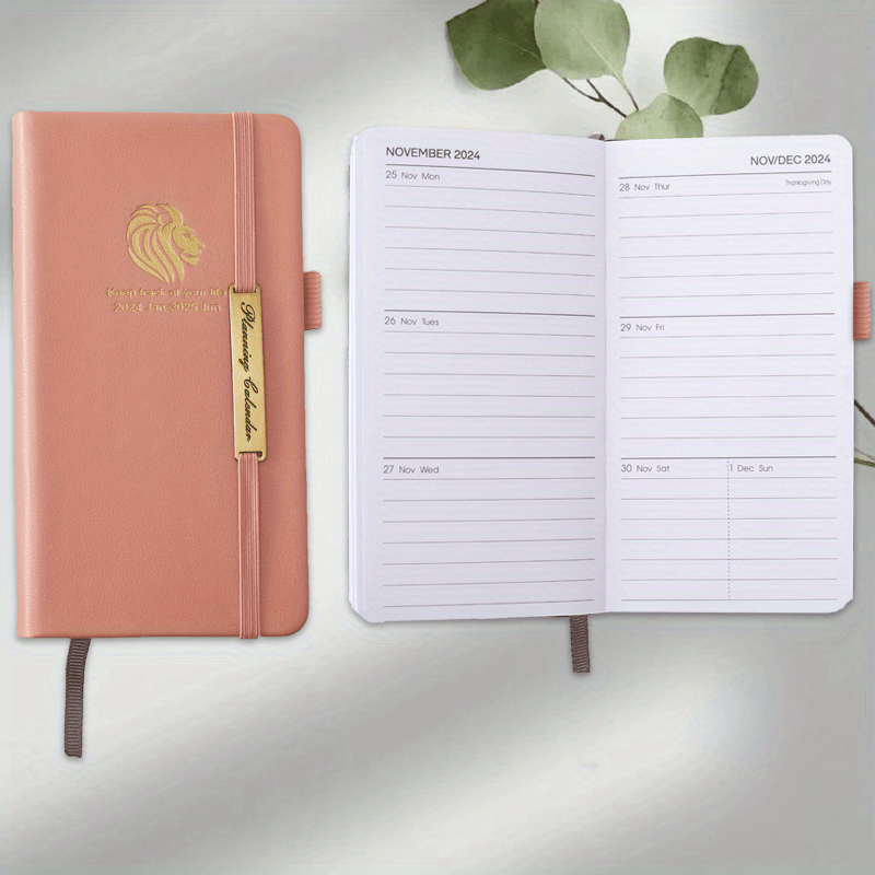 Leather A6 Academic Planner 1 6 18 Months Perfect for Teachers & Students
