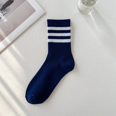Men's Crew Socks for Cycling Running Basketball Fitness
