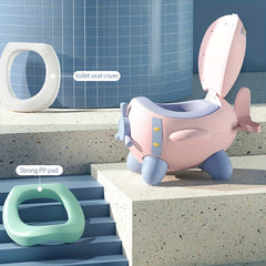 Cartoon Airplane Potty Training Seat for Infants & Toddlers