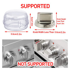 2pcs Stove Knob Covers for Child Safety Universal Size Gas Stove Knob Covers