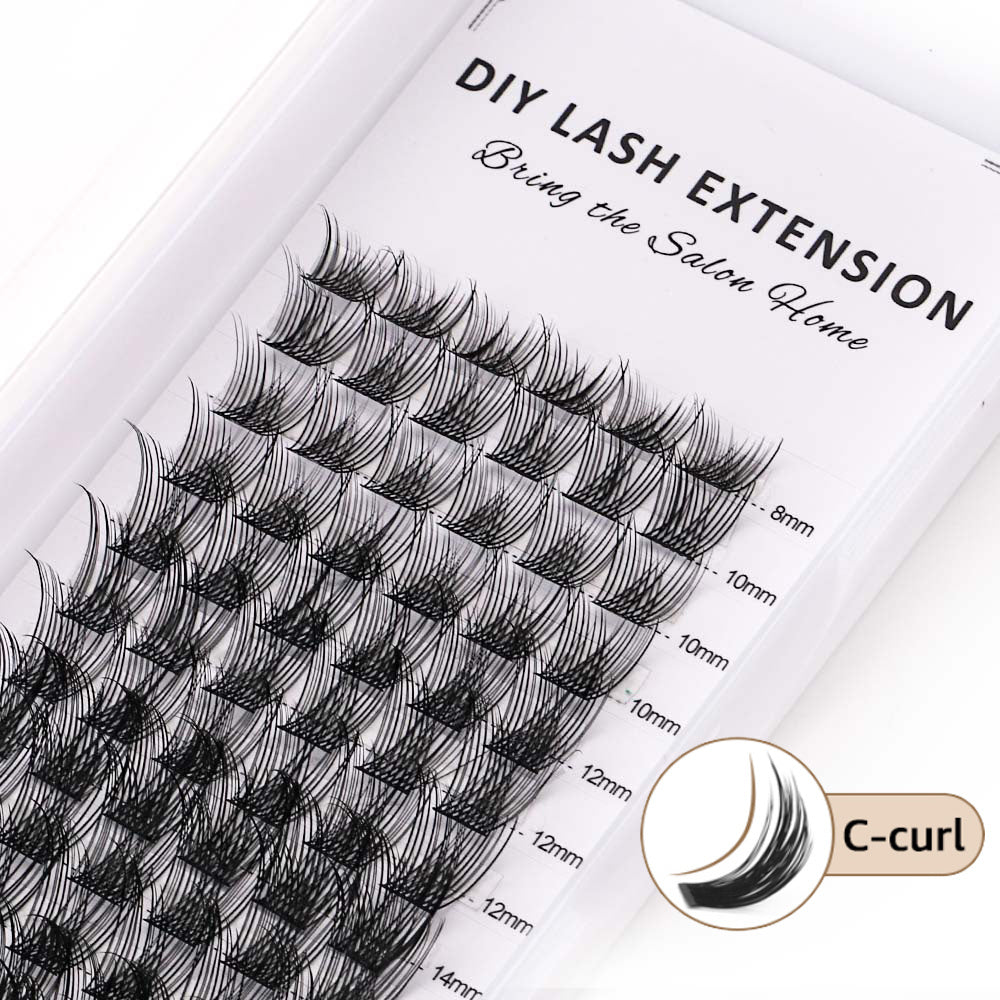 72pc Reusable Cluster Lashes 8-16mm DIY Lash Extensions