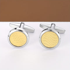 Round Cufflinks Business Shirt Buttons For Men
