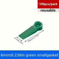 100pcs Ceramic Tile Leveling System Wedges & Gaskets