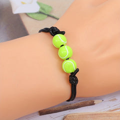 Tennis Sports Bracelet Beaded Personality Waterproof Hand Rope