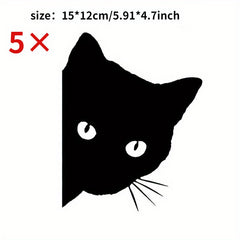 Car Cat Peeking Vinyl Decal Sticker for Vehicle Car Truck Window Bumper