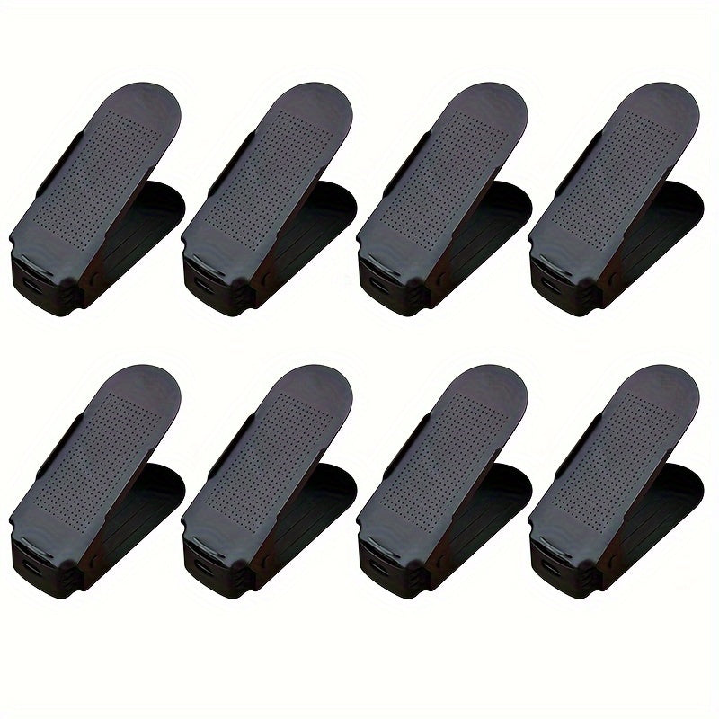 Adjustable Shoe Slot Organizer Double Layer Shoe Rack Space Saving Shoe Holder