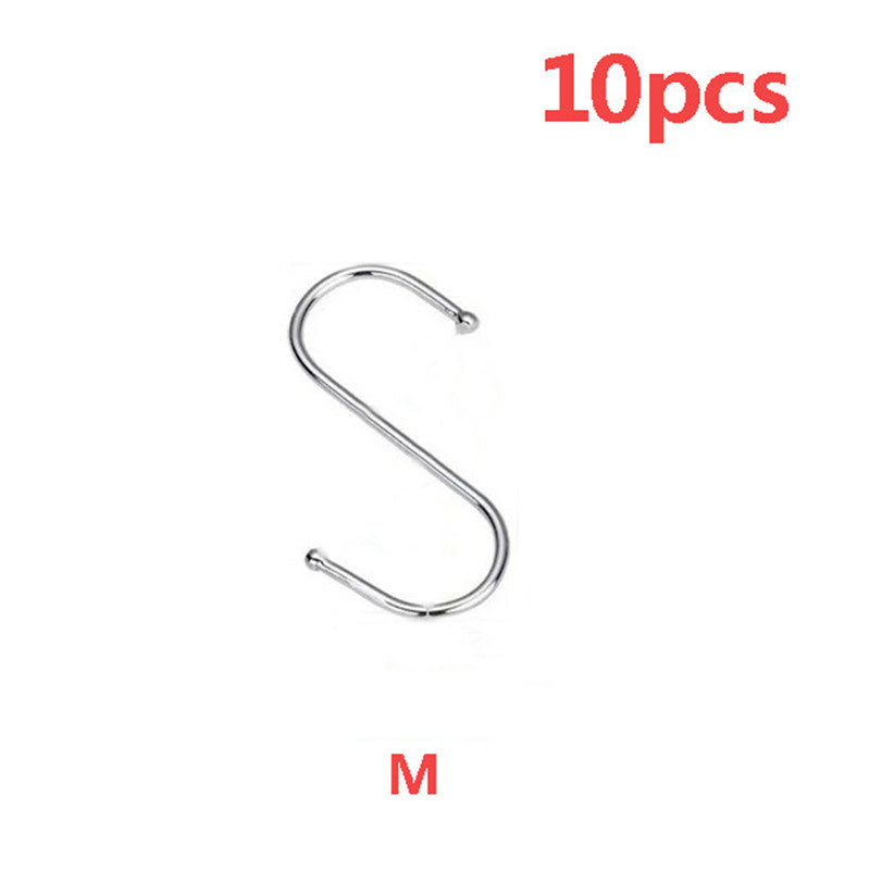 Stainless Steel S Hook Hanger Bathroom Bedroom Accessories