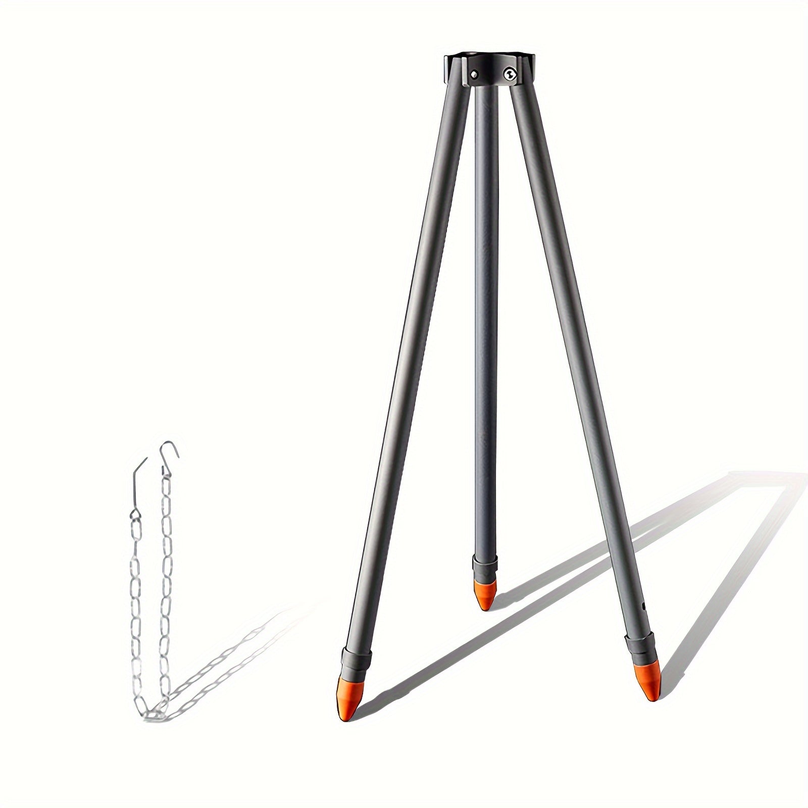 Outdoor Campfire Tripod with Chain for Camping