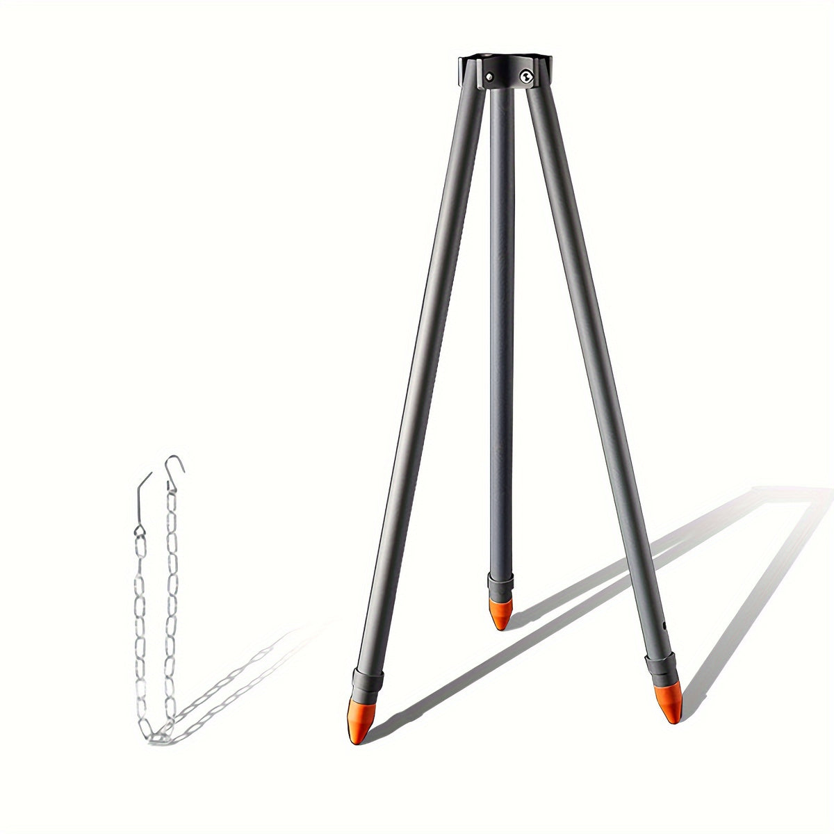 Outdoor Campfire Tripod with Chain for Camping