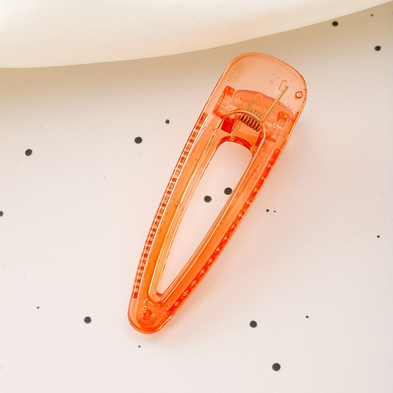 2pcs Jelly Duck Billed Hair Clip for Women Girls Baby Style Hair Clip