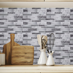 12pcs Marble 3D Self Adhesive Tile Sticker Waterproof