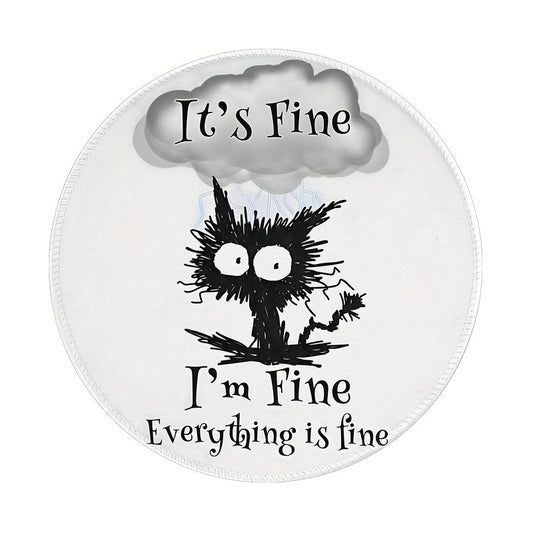 Cute Kitten Pattern Mouse Pad - Non-slip Office Gaming Pad
