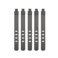 10pcs Silicone 4 Hole Flat Data Cable Ties