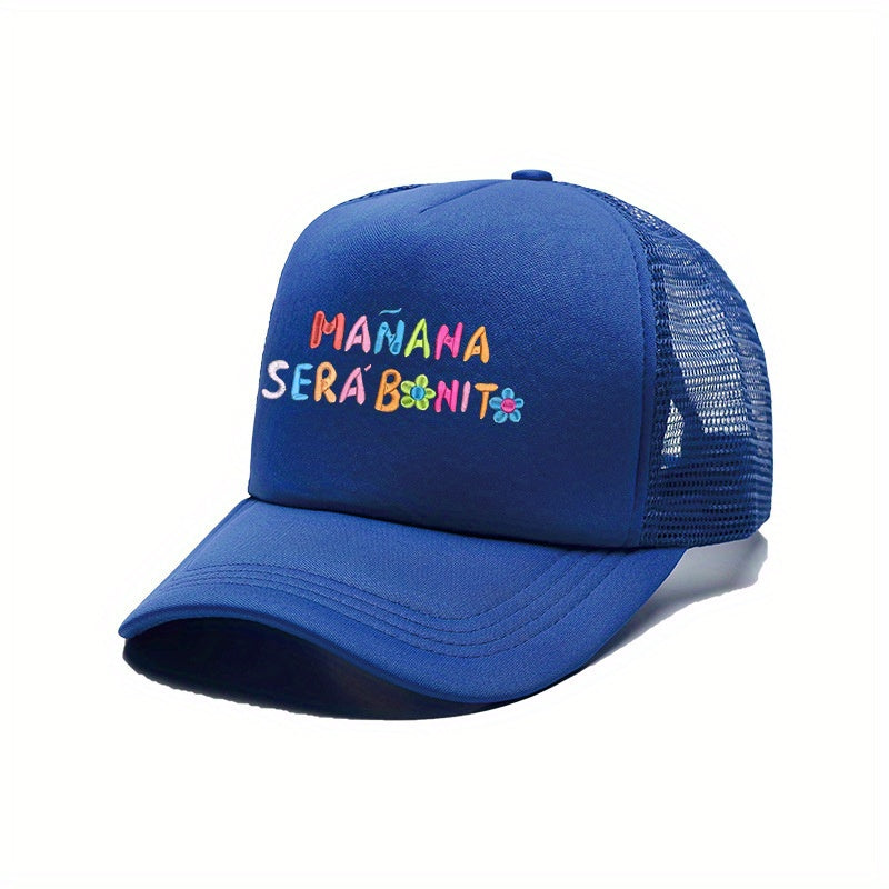 Mesh Trucker Hat Solid Baseball Cap Lightweight Adjustable Dad Hat