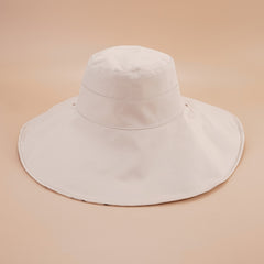 Solid Lightweight Bucket Hat Reversible Wide Brim Sun Hats