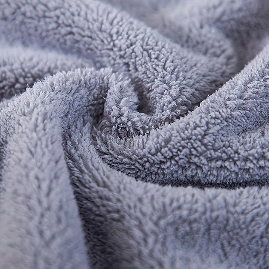 Large Quick-Dry Coral Velvet Bath Towel for Hiking, Camping, Spa, Travel