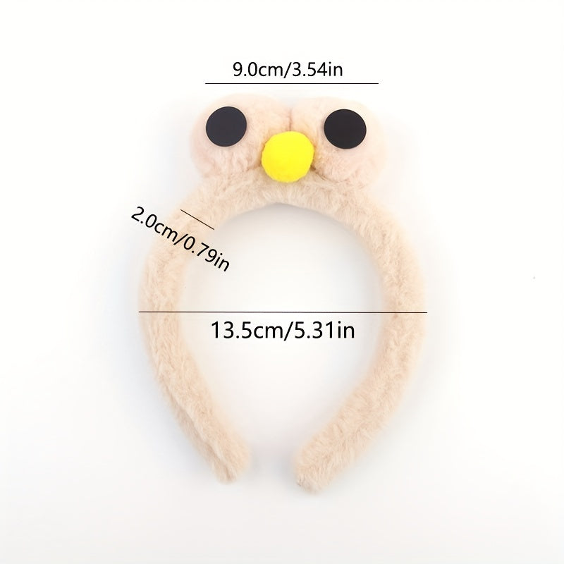 Fuzzy Cartoon Animal Headband for Girls