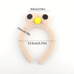 Fuzzy Cartoon Animal Headband for Girls