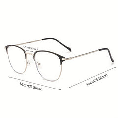 Metal Frame Party Eyeglasses for Men Unisex