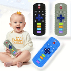 Silicone Teething Remote Control Toy for Newborns - Durable and Easy to Clean