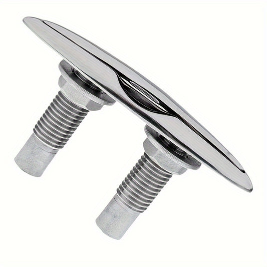 316 Stainless Steel Boat Cleat 12 Pull Up for Anchoring/Mooring