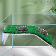 Turtle Basking Platform Suction Cup Climbing Ladder Fish Tank Decoration