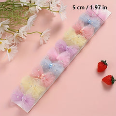 10pcs Sweet Bow Butterfly Hair Clips Princess Hair Accessories