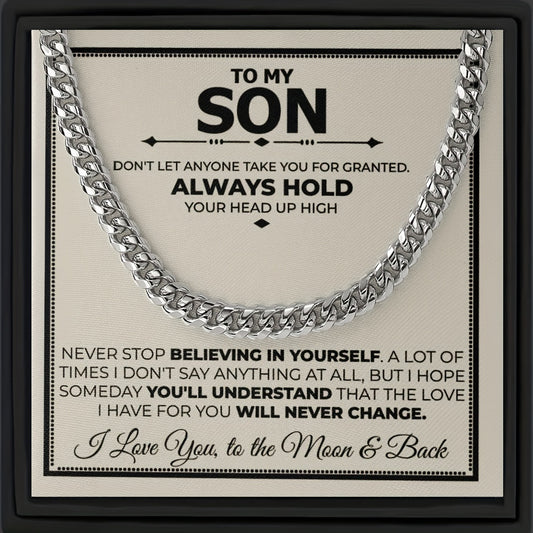 Stylish Hip Hop Chain Necklace Stainless Steel Decorative Accessories
