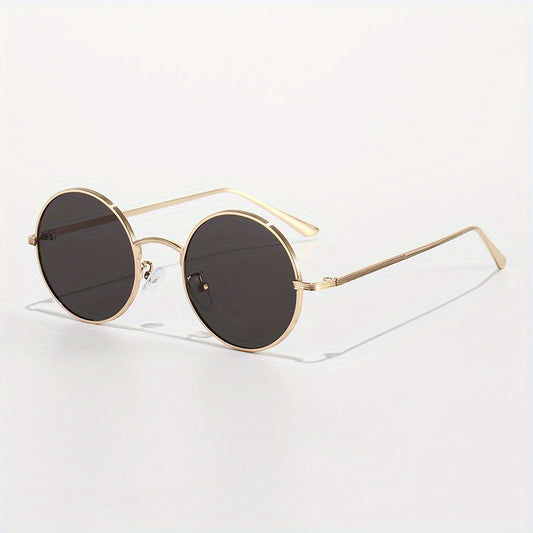 Round Metal Sunglasses Women Men UV400 Sun Shades Glasses