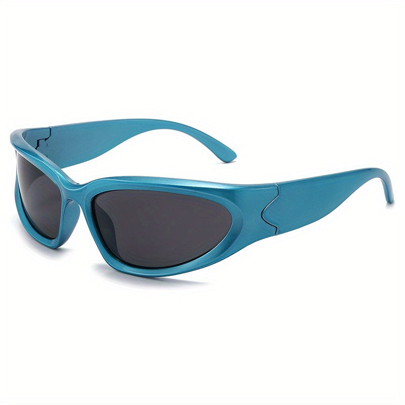 Y2K Wrap Around Sunglasses Cat Eye UV400