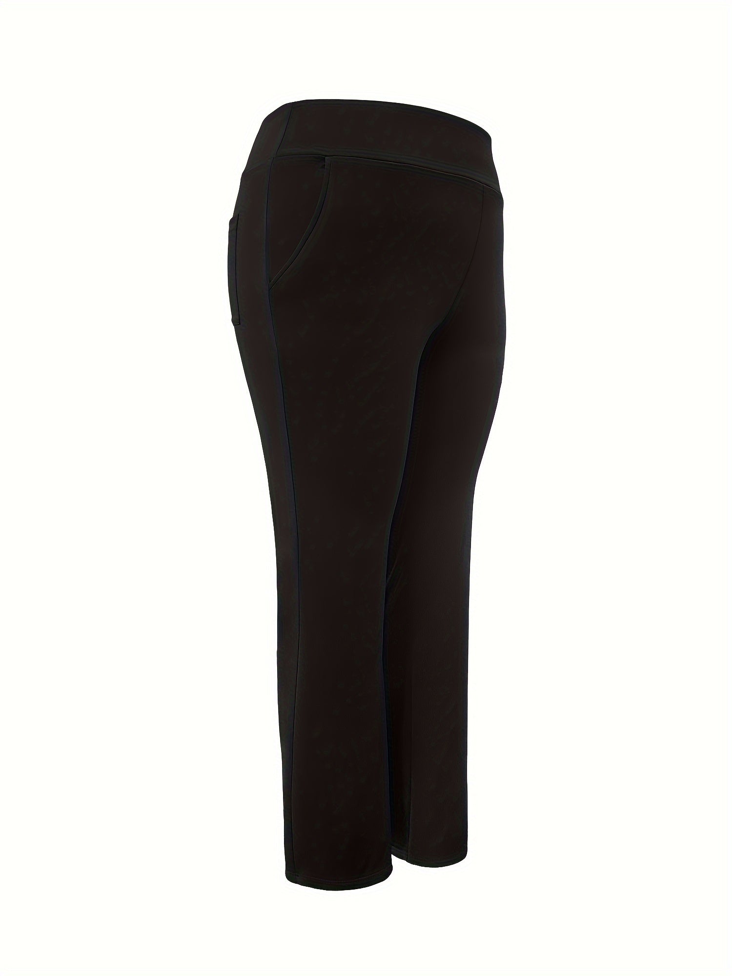 Women's Plus Size High Waist Flared Leg Pants