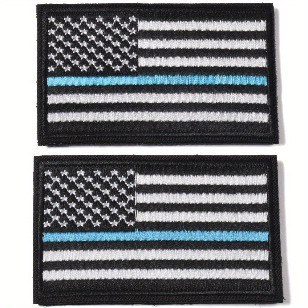 J CARP 2pcs Tactical American Flag Patch U S Flag U S Military Insignia Patches