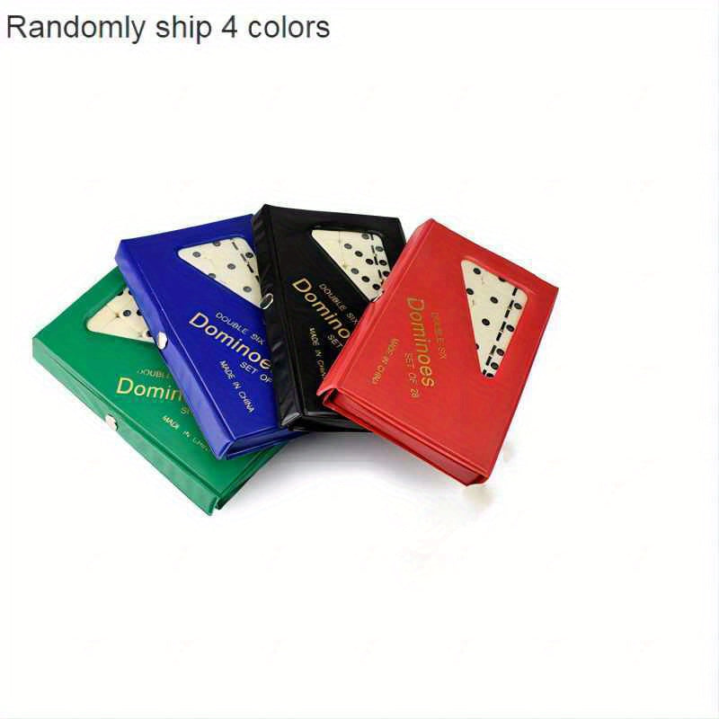 28PCS Mini Domino Set for Entertainment Travel Family Gathering