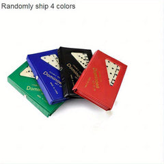28PCS Mini Domino Set for Entertainment Travel Family Gathering