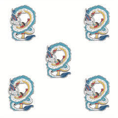 1pc Cartoon Brooch Pin Anime Dragon Pattern Brooch Pin Creative Accessories
