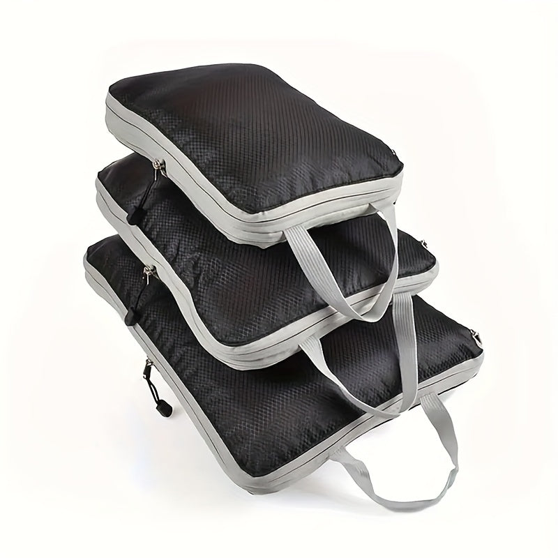 3 Pcs Travel Storage Bag Sets Dustproof Organizing Portable Luggage Bags