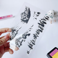 Mountains Stamps Transparent Stamps For Card Making and Scrapbooking