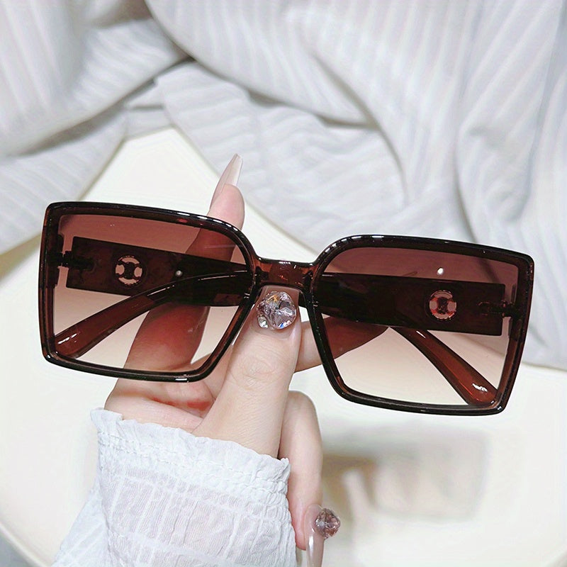 Large Square Sunglasses Jelly UV400 Sun Shades