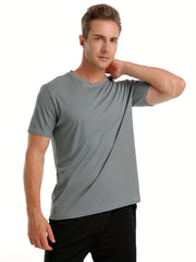 Men's Moisture Wicking Training T-Shirt for Workouts
