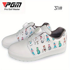 Waterproof Kids Golf Shoes with Anti Slip Shoelaces XZ241