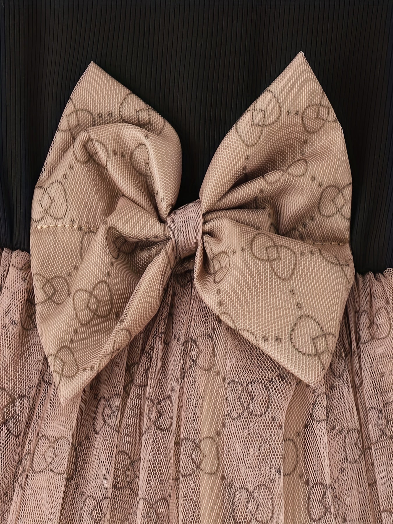 Girls Bow Tutu Dress For Party Holiday Outwear