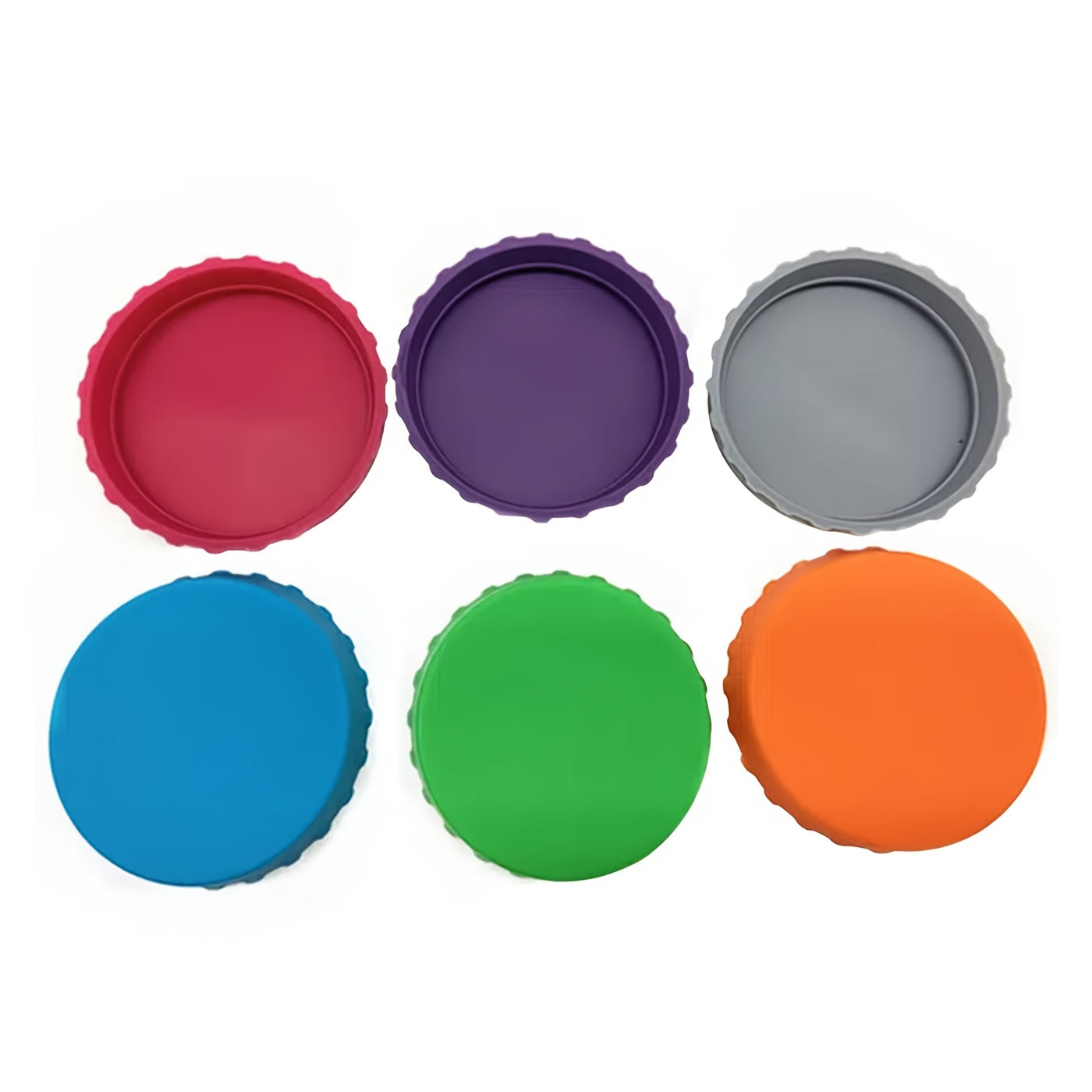 6pc Silicone Can Lid Sealing Cover Soda Water Closure