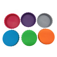 6pc Silicone Can Lid Sealing Cover Soda Water Closure