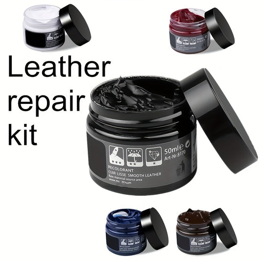 50ml Car Care Kit Repair Holes Scratches Faux Leather Shoes Seats Coats